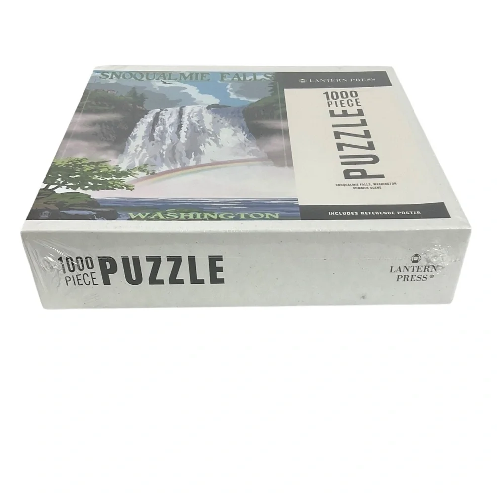 Lantern Press Snoqualmie Falls 1000 Piece Puzzle USA NEW sealed